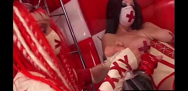  Latex Babe Rubber Doll Abuses Succubus With Dental Sex Tools